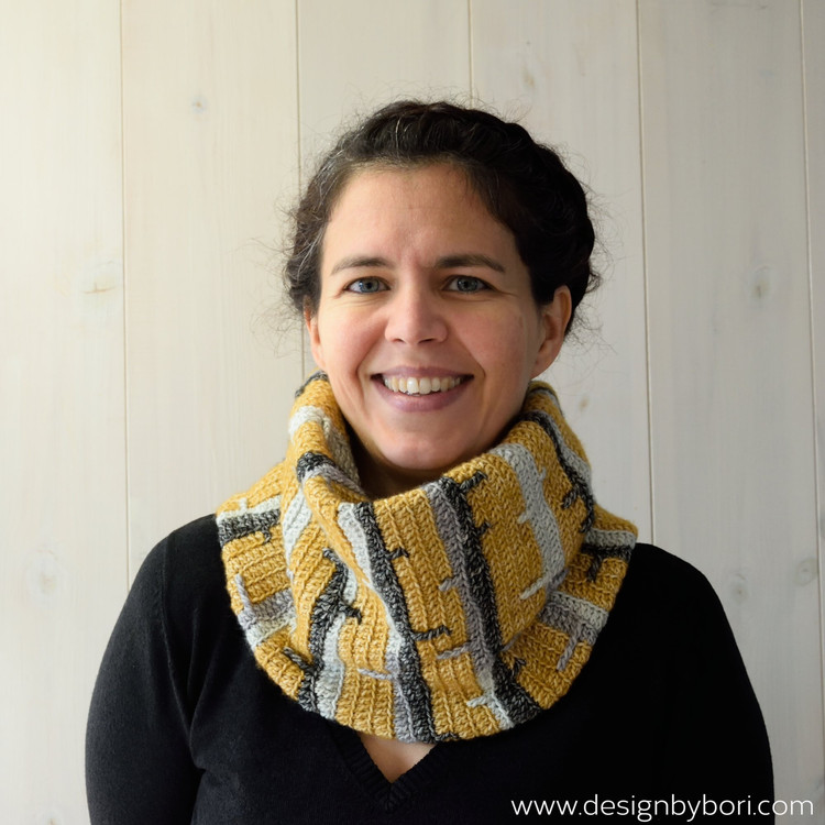 Deep Forest Cowl - Őszi Erdő Sál - horgolás minta Deep Forest Cowl - Őszi Erdő Sál - horgolás minta